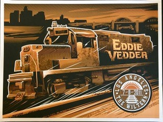 Eddie Vedder Concert Poster