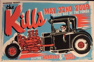 The Kills Concert Poster